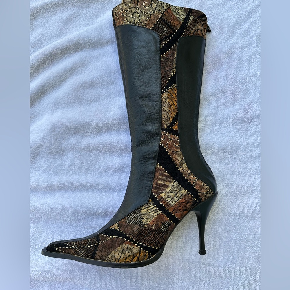 SOLD Viguevanos Italian Vintage Rare Boots EU 35 US Size 5/5 1/2 - Picture 14 of 15
